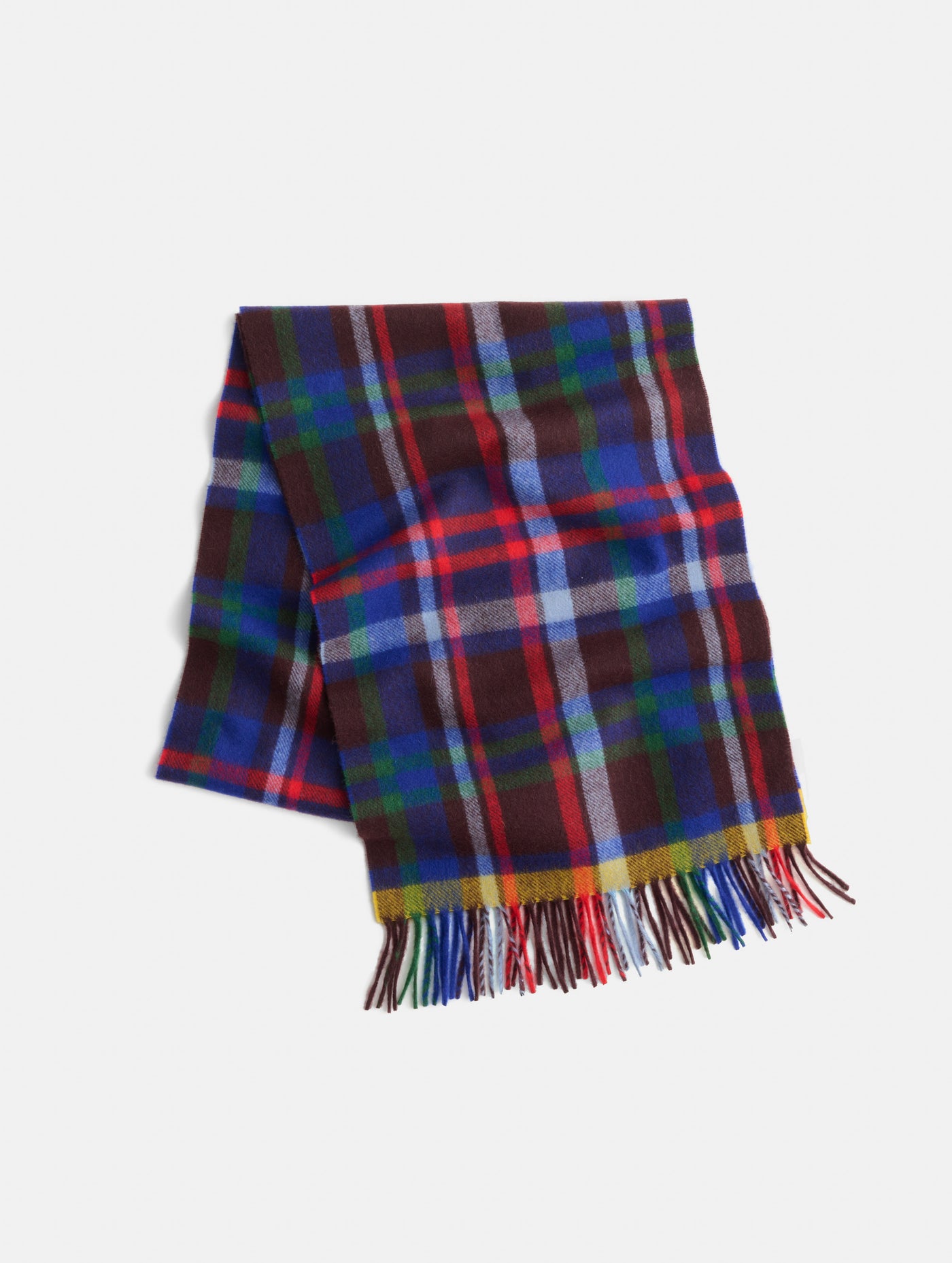 Joshua Ellis Cashmere Tartan Scarf in Hebden