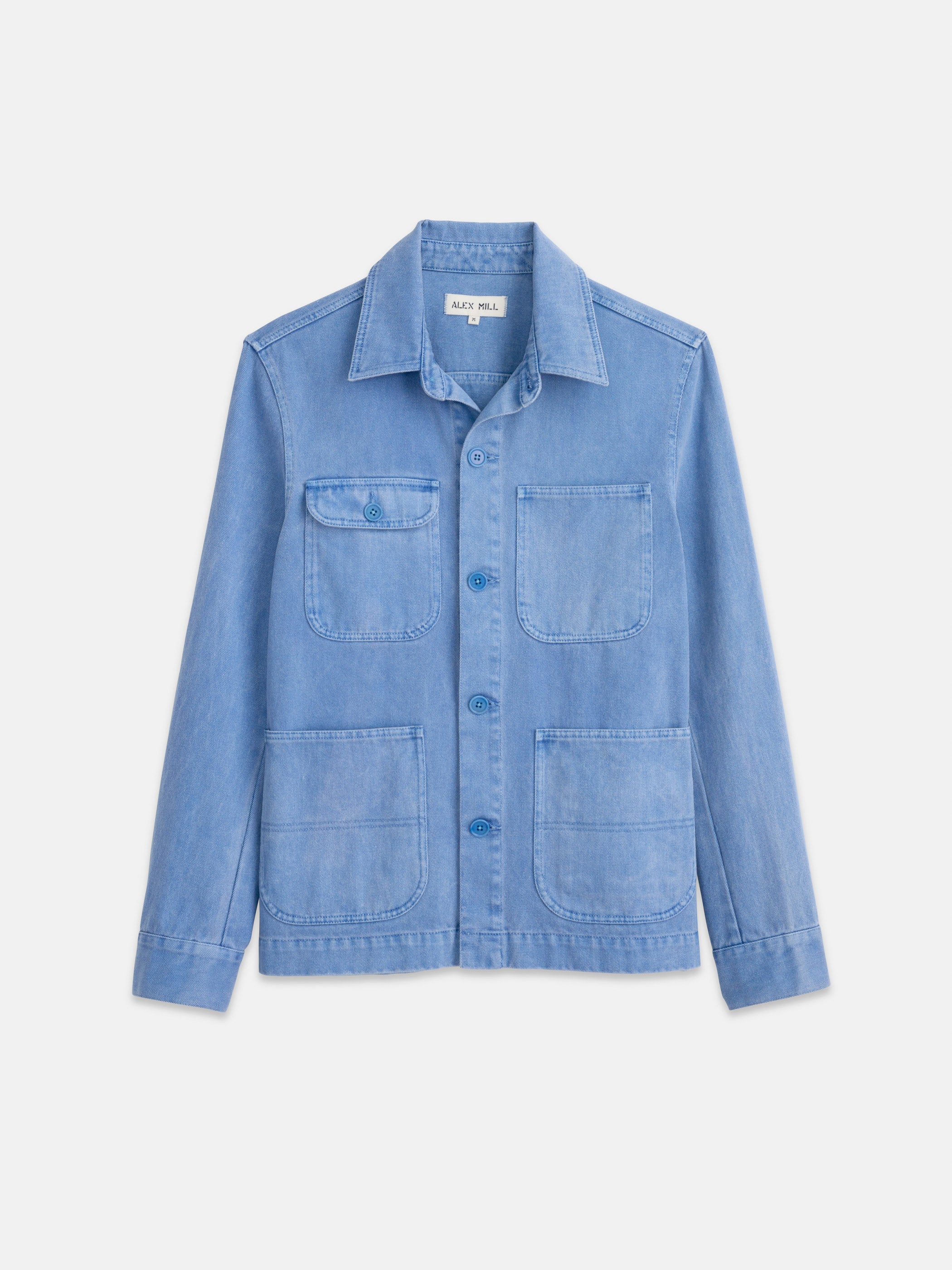 Garment Dyed Work Jacket in Recycled Denim – Alex Mill