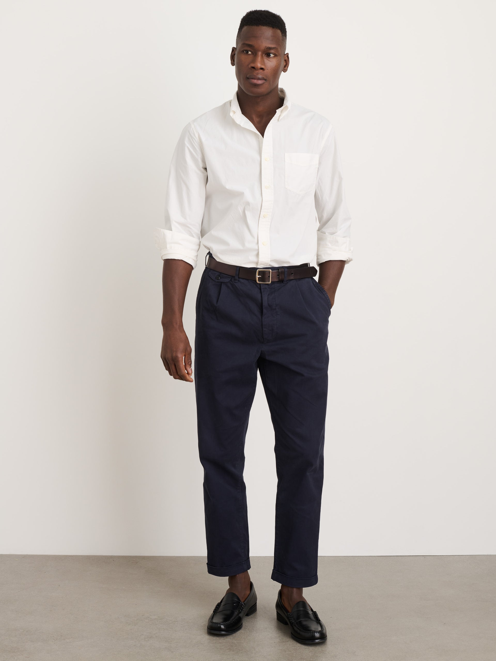 Standard Pleated Pant in Chino – Alex Mill