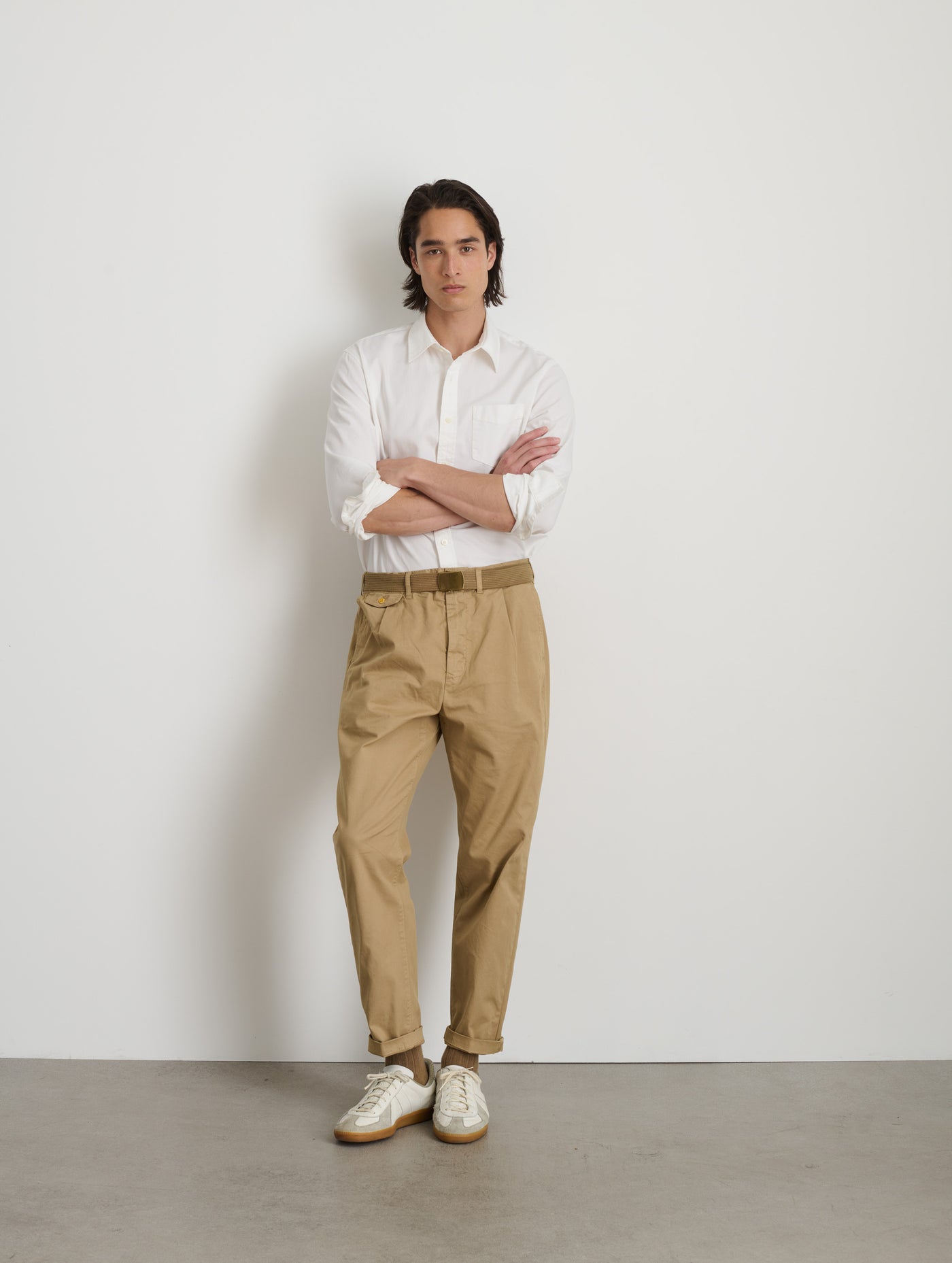 Buy Cropped Slim Fit Chinos with Insert Pockets Online at Best Prices in  India - JioMart.