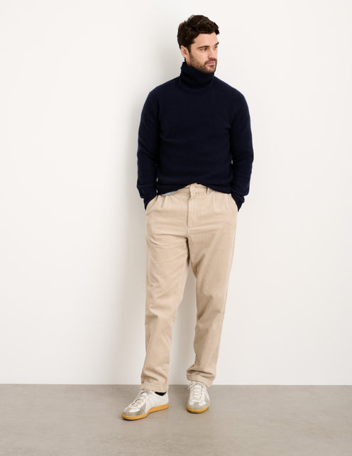 Standard Pleated Pant in Flax Linen