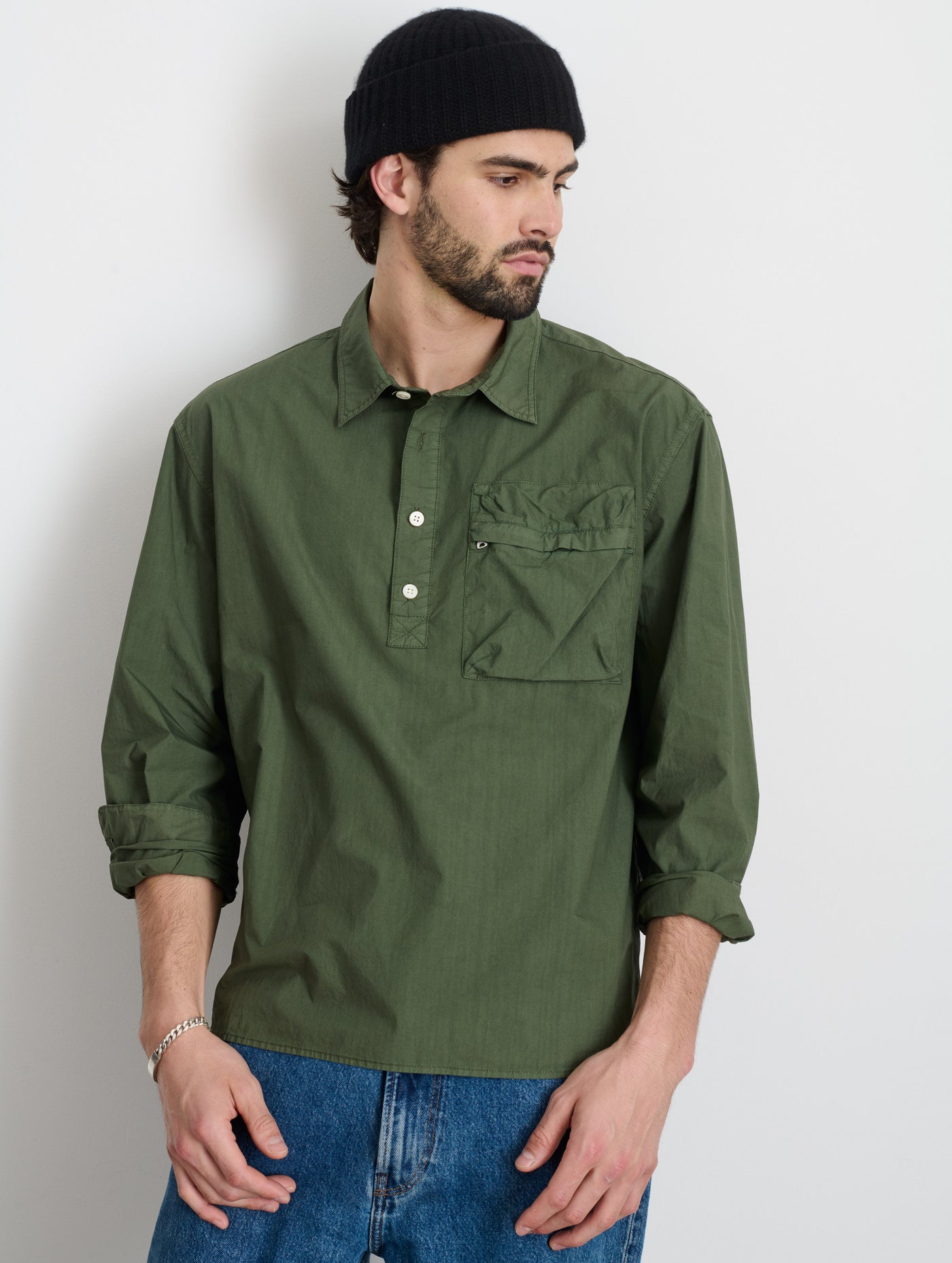 Alex Mill - Men’s buy Green Wool Popover