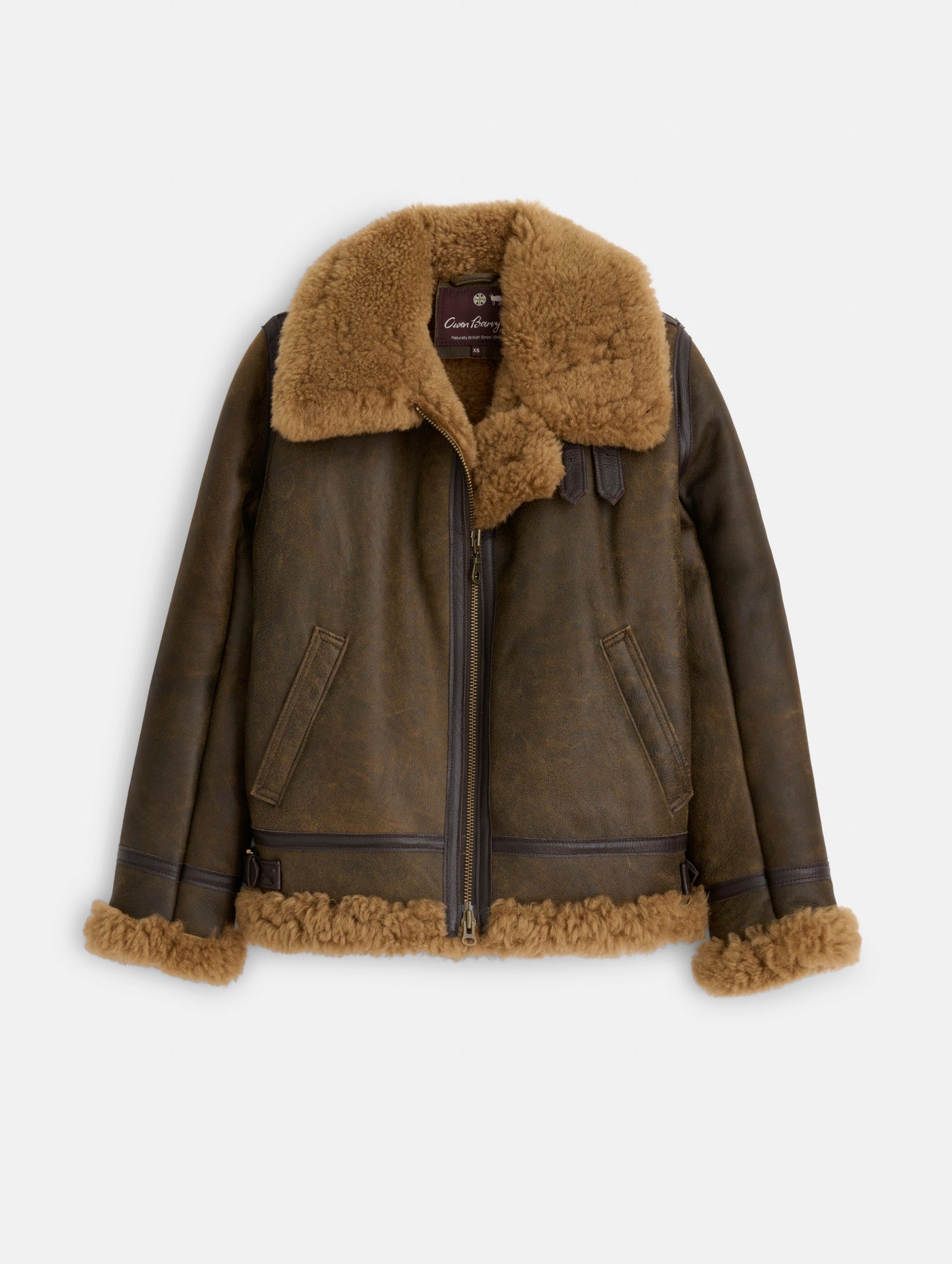 Boxy Shearling Aviator Jacket - Ready-to-Wear 1AB7M4