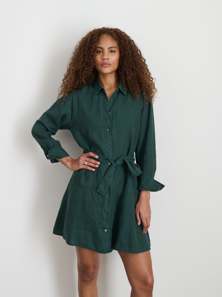 Lilia Shirt Dress In Linen – Alex Mill