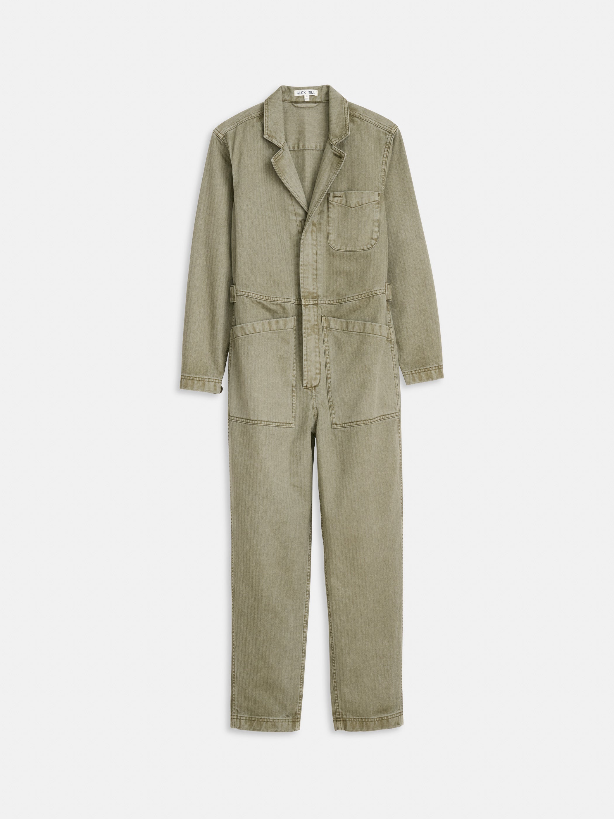 Standard Zip Jumpsuit in Herringbone – Alex Mill