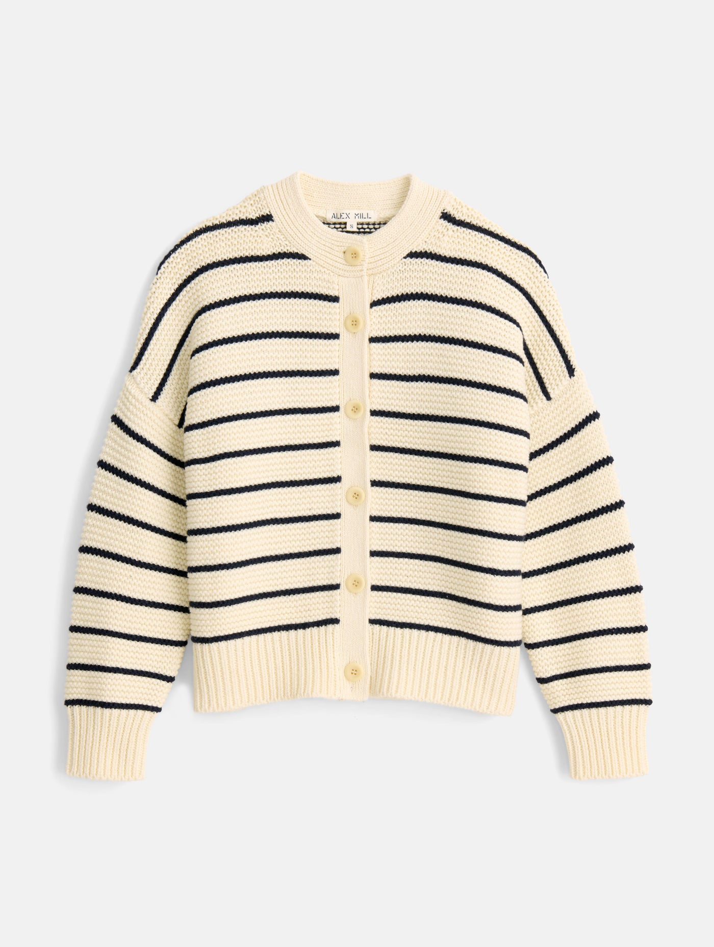 Nico Striped Cardigan in Cotton – Mill Alex